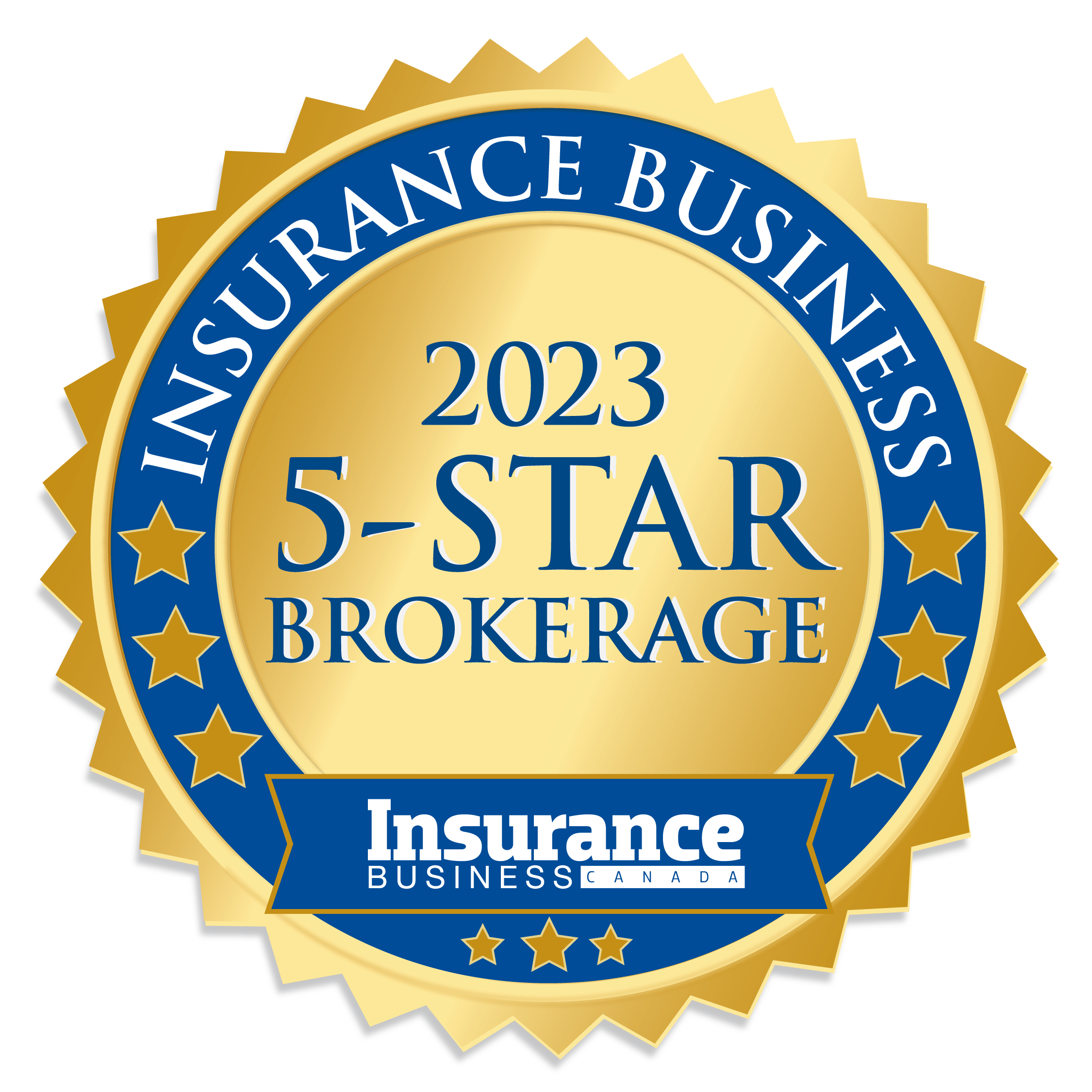 Insurance Business Canada Awards 2023 Medal for 5-Star Brokerage