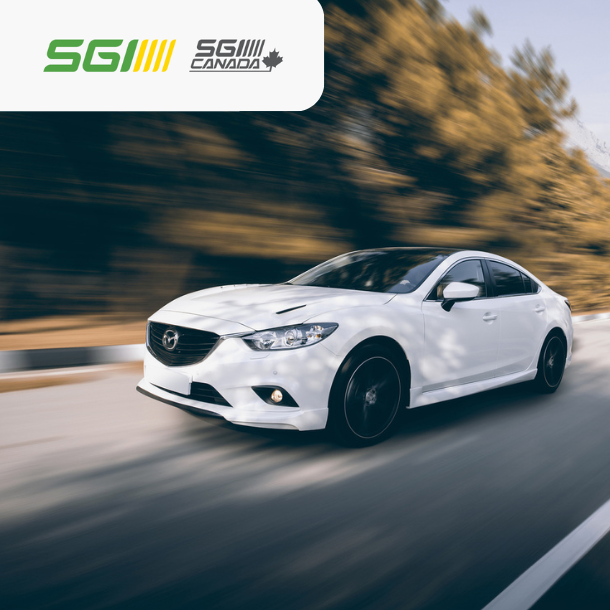 Car driving on highway